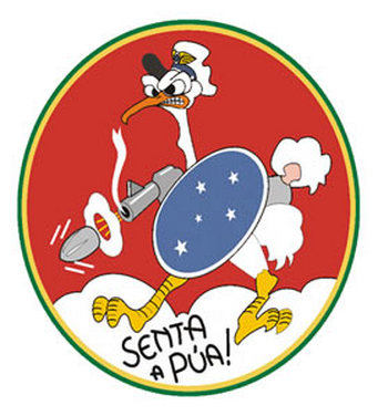 Simbolo usato in aerei brasiliani in Italia durante la Seconda Guerra Mondiale.