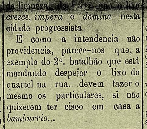 A pretensa insubordinação no 2º Batalhão de Caçadores no “Diário de Natal”, edição de quinta feira, 9 de janeiro