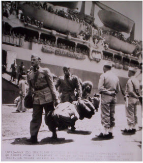  Soldati brasiliani sbarcare in Italia - http://memoriasdofront.blogspot.com.br/2008/11/o-dia-estava-claro-e-ensolarado.html