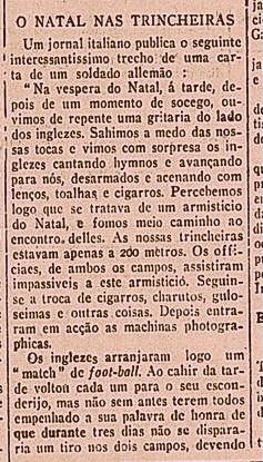 Outra nota trazendo detalhes do acontecimento publicado no Brasil, então um país neutro