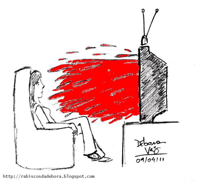 A violência ocupa cada vez mais espaços na mídia