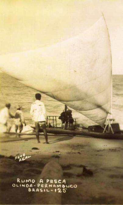 Jangada que não existe mais.