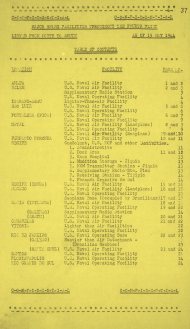 Listas das bases da U.S. Navy no Brasil em 1944 - do Amapá ao Rio Grande do Sul.