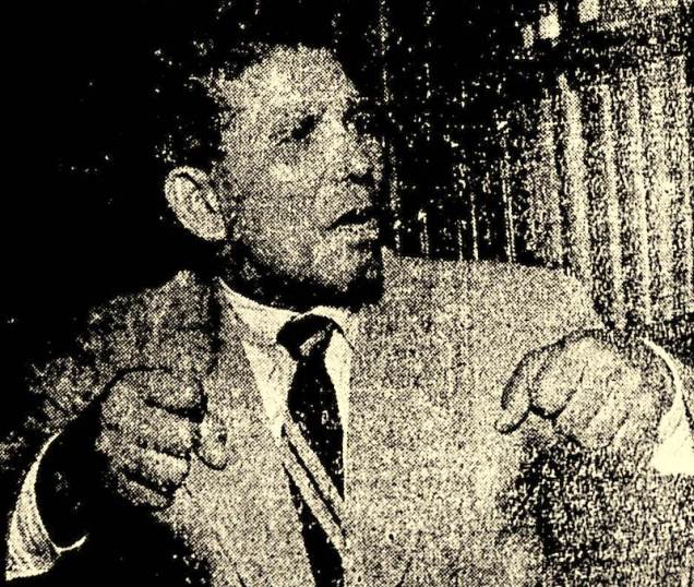 Ângelo durante a entrevista