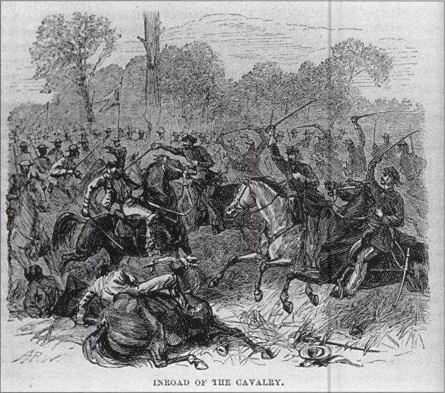 Combate de cavalaria durante a guerra do Paraguai