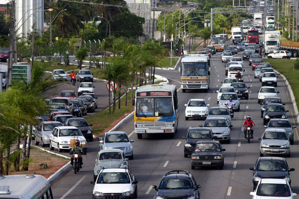 Engarrafamento em Natal - Fonte - tribunadonorte.com.br