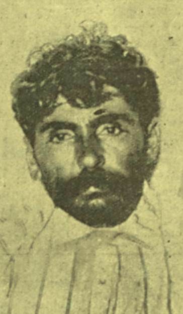 Antonio Silvino já com o uniforme da prisão.