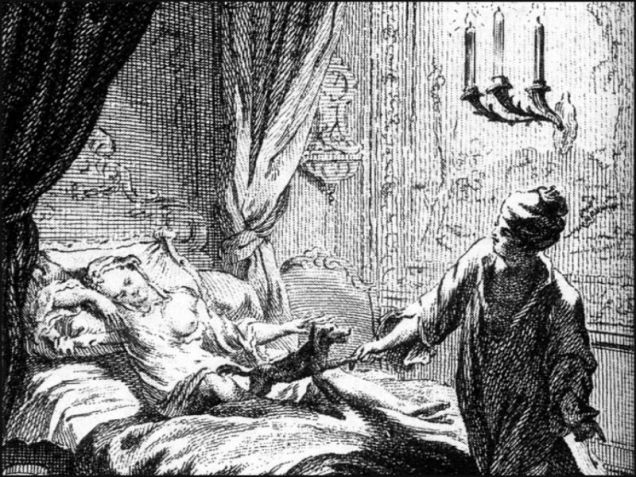 Imagem do livro Les Bijoux Indiscrets, de Diderot.