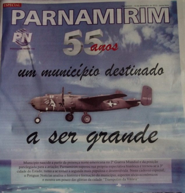 Capa do caderno especial do jornal "Potiguar Notícias"
