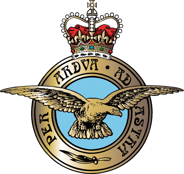 Símbolo, ou badge, oficial da RAF - Royal Air Force