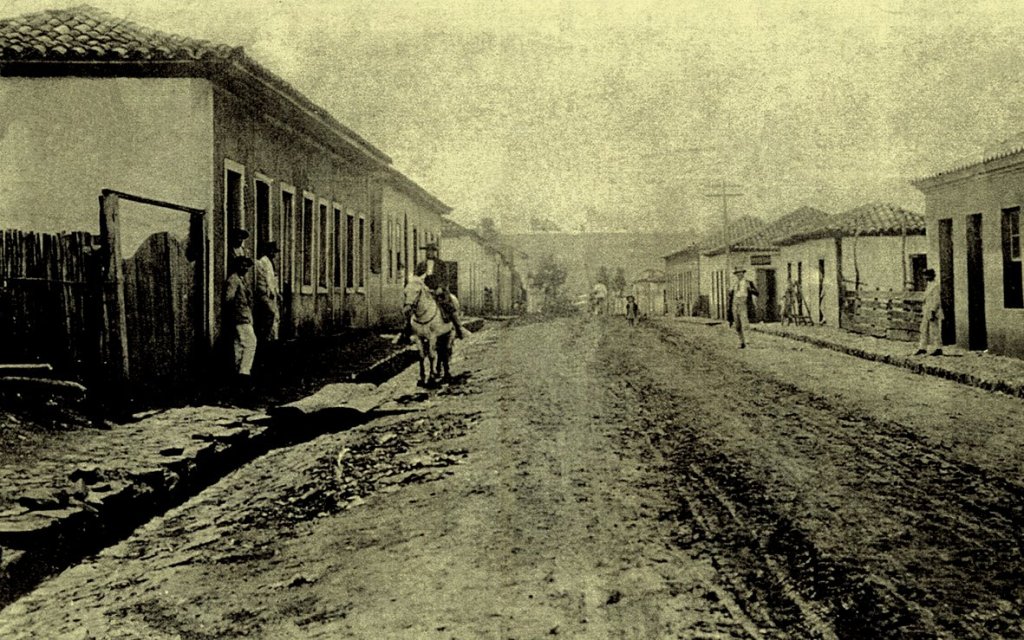 São Simão no início do século XX, por onde andou Dioguinho - Fonte -  http://desmanipulador.blogspot.com.br/2012/07/dioguinho-o-bandoleiro-do-brasil.html