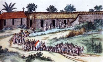 Tropas holandesas e um engenho nordestino em 1664
