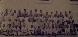 Na década de 1920 a Casa de Detenção de Recife se caracterizava por haver grupos de trabalhos, como este da gráfica e encadernação.