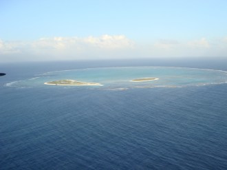 Outra vista aérea do Atol das Rocas - Fonte - Flick.com