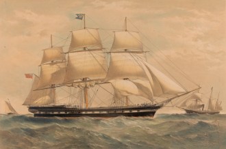 O barco Duncan Dunbar - Fonte - http://www.19thcenturyshipportraitsinprints.com/