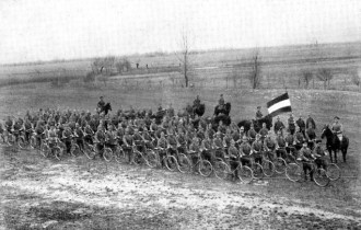 Infantaria ciclística alemã durante a I Guerra Mundial (1914)