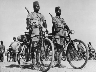 Membros de tropa colonial do Congo Belga (1943)
