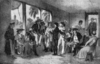 Uma junta de revolucionários pernambucanos de 1817 - Fonte - http://www.novomilenio.inf.br/santos/h0184z15.htm