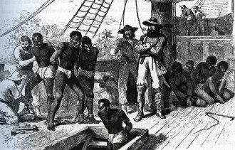 Navio negreiro - Fonte - www.revistadehistoria.com.br