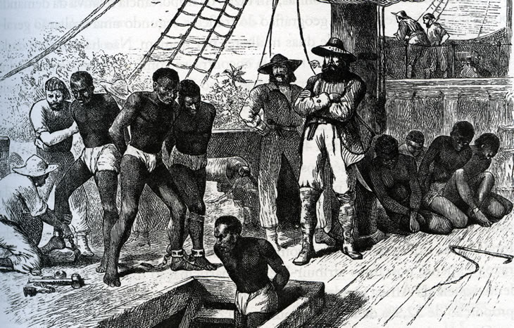 Navio negreiro - Fonte - www.revistadehistoria.com.br