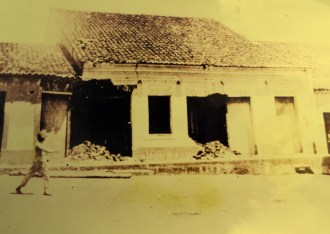 Casa de Marcolino Diniz, em Patos de Irerê, destruída pela polícia paraibana