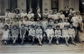 Imagem Meramente ilustrativa de uma escola brasileira nos anos 20 do século passado - Fonte - ieccmemorias.wordpress.com