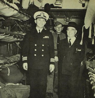 O capitão Paul Maguire e Getúlio Vargas no General Mann