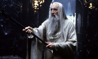 Lee atuando como Saruman - Fonte - www.theguardian.com