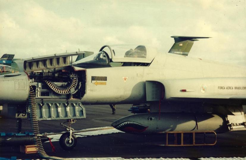 F-5 brasileiro e suas garras.