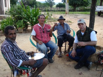 Percorrendo o caminho da Coluna Prestes no município de Luís Gomes - RN. parada para um cafezinho no Sítio Imbé, aqui o alto comando da Coluna Prestes, os 