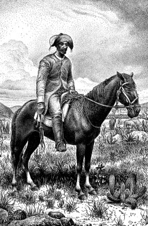 Vaqueiro do Nordeste, 1941, bico de pena de Percy Lau