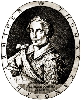 Thomas Cavendish - Fonte - https://pt.wikipedia.org/wiki/Thomas_Cavendish