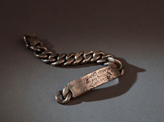 Antoine de Saint-Exupery's identity bracelet, worn in 1944   (Non-Morgan, Estate of Antoine de Saint-Exupéry)