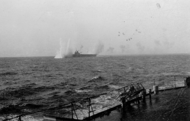 HMS-Illustrious-under-attack